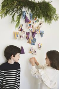 Calendrier de l'avent - déjà imprimé et prédécoupé