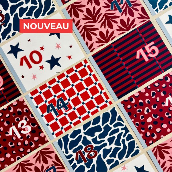 Calendrier de l’avent imprimé – Hiver à l’envers